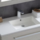 Conques 39 in. W x 20 in. H Bathroom Vanity Set in Rich White