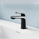 L-AZ903MB-CH - ANZZI Single Handle Single Hole Bathroom Faucet With Pop-up Drain in Matte Black & Chrome