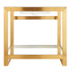 CS-FRKDGL00BG - ANZZI Orchard 36 in. Console Sink Frame in Brushed Gold