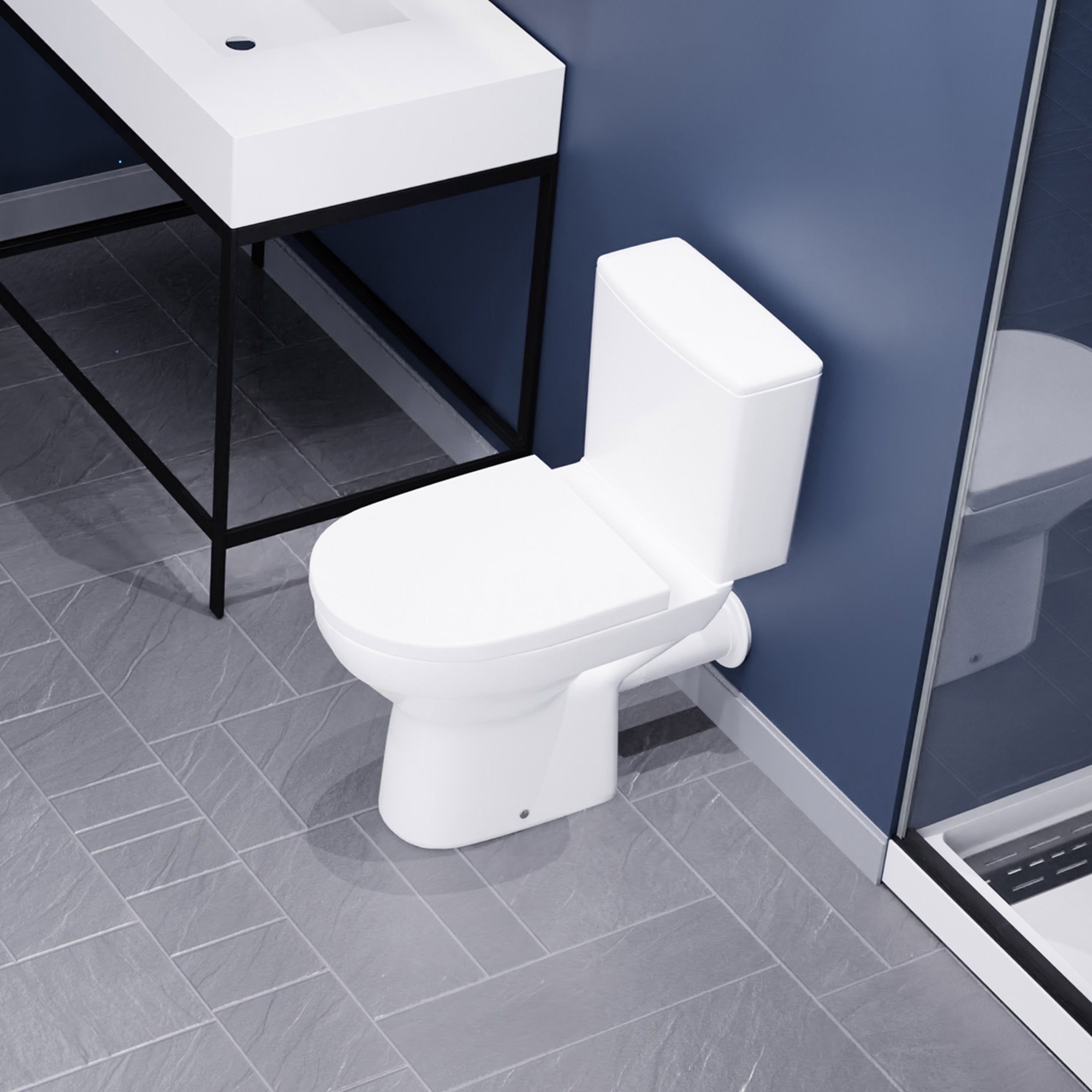 TL-AZ600-PRX - ANZZI ANZZI Nesso 1.6 GPF Upflush Macerating Toilet