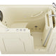 ANZZI Coupe Premier 53 - 60 in x 28 in. Right Drain Whirlpool Jetted Walk-in Tub in Biscuit