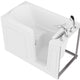 AMZ3260RWS - ANZZI 32 in. x 60 in. Right Drain Quick Fill Walk-In Soaking Tub in White