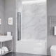 ANZZI 56-in. x 33-in. Accordion-Style Bathtub Shower Door