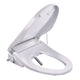 Smart Bidet Seat with Heated Seat, Warm Water, Rear and Lady Wash, Air Dryer, Self Cleaning Nozzle, and Wireless Remote