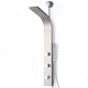 Cici Series 39 in. 2-Jetted Shower Tower with Heavy Rain Showerhead and Spray Wand, Shower System in Brushed Nickel
