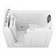 AZ2853LWA-CP - ANZZI Coupe Premier 53 - 60 in x 28 in. Left Drain Air Jetted Walk-in Tub in White