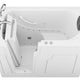 ANZZI Coupe Premier 53 - 60 in x 28 in. Left Drain Air Jetted Walk-in Tub in White