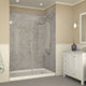 ANZZI Tier 36 x 60 in. Single Threshold Shower Base in White