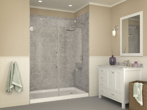 ANZZI Tier 36 x 60 in. Single Threshold Shower Base in White