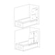 Pacific Series 48 in. by 58 in. Frameless Hinged Tub Door