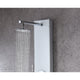 ANZZI Lynn 58 in. 3-Jetted Full Body Shower Panel with Heavy Rain Shower and Spray Wand in White