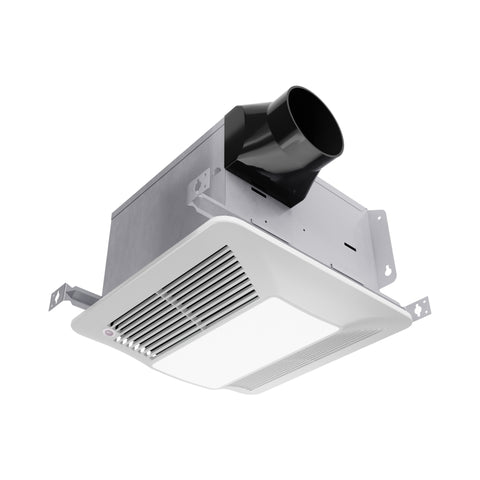 EF-AZ103WH - ANZZI Breeze Series 110 CFM Ceiling Mount Bathroom Exhaust Fan with LED Light and Motion/Humidity Sensor, Bluetooth Speaker