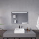 BA-LMDFX017AL - ANZZI ANZZI 24-in. x 32-in. LED Front/ Bottom Lighting Bathroom Mirror with Defogger