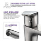 ANZZI Vivace Single Hole Single-Handle Bathroom Faucet