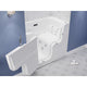 2953WCLWD - ANZZI Left Drain FULLY LOADED Wheelchair Access Walk-in Tub with Air and Whirlpool Jets Hot Tub | Quick Fill Waterfall Tub Filler with 6 Setting Handheld Shower Sprayer | Including Aromatherapy, LED Lights, V-Shaped Back Jets, and Auto Drain | 2953WCLWD