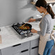 12 in. 2-Burner Recessed Gas Cooktop in Stainless Steel with Power Burners 5800-15000 BTU/h and NG/LP Convertible