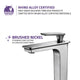 ANZZI Saunter Single Hole Single-Handle Vessel Bathroom Faucet