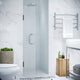 ANZZI Passion Series 30 in. by 72 in. Frameless Hinged Shower Door with Handle