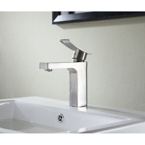 L-AZ117BN - ANZZI Promenade Single Hole Single Handle Bathroom Faucet in Brushed Nickel