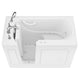 AZB2653LWD - ANZZI Value Series 26 in. x 53 in. Left Drain Quick Fill Walk-In Whirlpool and Air Tub in White