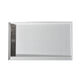 ANZZI Shower Base 60 in. L x 36 in. W Shower Pan Base with Left  Drain in Glossy White Marine Acrylic