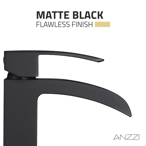 ANZZI Key Series Single Hole Single-Handle Vessel Bathroom Faucet
