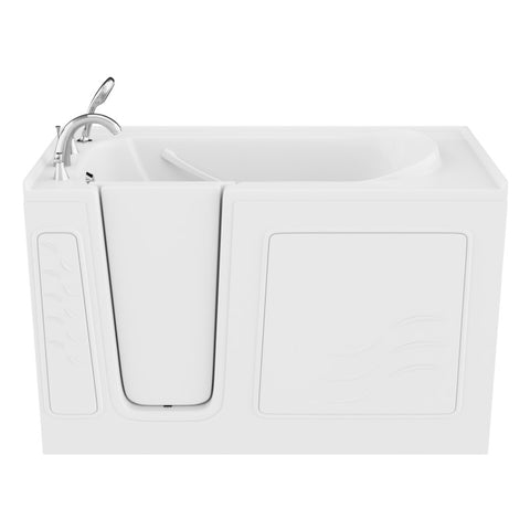 ANZZI ANZZI 30 in. x 60 in. Left Drain Quick Fill Walk-In Soaking Tub in White