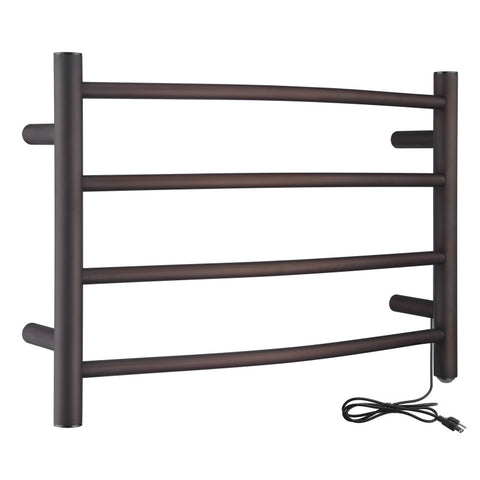 TW-AZ018ORB - ANZZI Glow 4-Bar Stainless Steel Wall Mounted Towel Warmer in Oil Rubbed Bronze