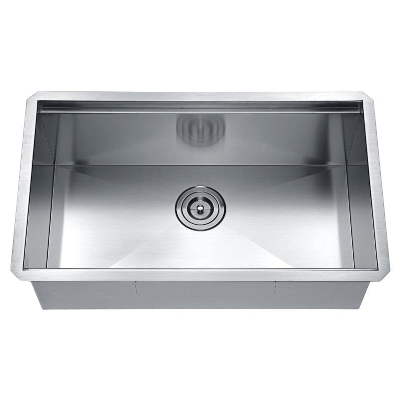 ANZZI Aegis Undermount Stainless Steel 30 in. 0-Hole Single Bowl Kitch