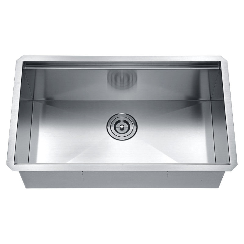 ANZZI Aegis Undermount Stainless Steel 30 in. 0-Hole Single Bowl Kitchen  Sink with Cutting Board and Colander