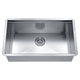 ANZZI Aegis Undermount Stainless Steel 30 in. 0-Hole Single Bowl Kitchen Sink with Cutting Board and Colander