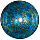 ANZZI Chipasi Series Vessel Sink in Blue/Gold Mosaic