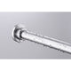 ANZZI 35-55 Inches Shower Curtain Rod with Shower Hooks