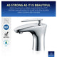 Tone Series Single Hole Single-Handle Low-Arc Bathroom Faucet in Polished Chrome