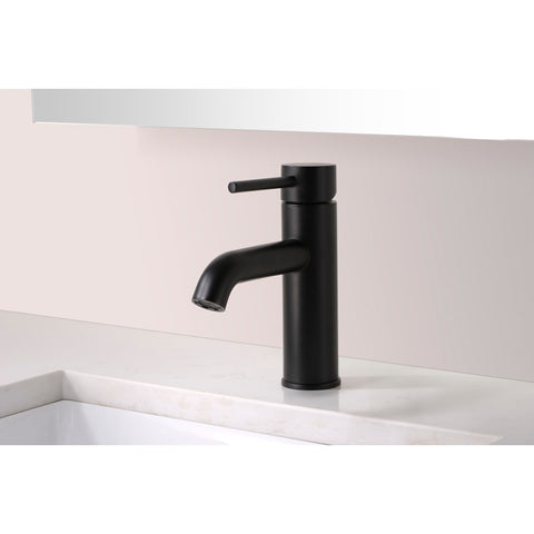 L-AZ107MB - ANZZI Valle Single Hole Single Handle Bathroom Faucet in Matte Black