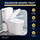 NESSO 0.8-HP 115-Volt 33 GPM Macerator Effluent Pump in White with High Flow Capacity and Fast Super Quiet Operation