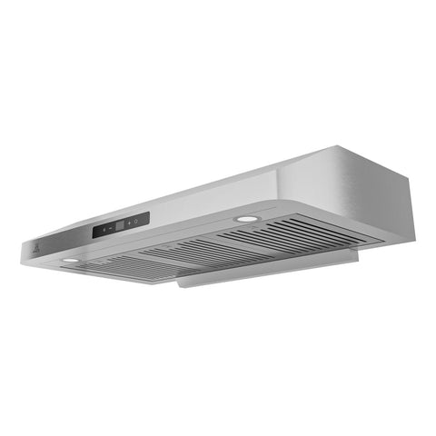 RH-AZ0391TSS - ANZZI ANZZI 36-Inch 600 CFM 4-Speed Stainless Steel Under Cabinet Convertible Residential Range Hood with LED Lamp