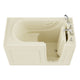 AZ3060WIRBS - ANZZI Coupe Series 30 in. x 60 in. Right Drain Quick Fill Walk-In Soaking Tub in Biscuit