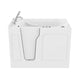 ANZZI Coupe Series 29 in. x 52 in. Left Drain Quick Fill Walk-In Whirlpool Tub with Powered Fast Drain in White