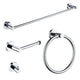 ANZZI 4-Piece Chrome Bathroom Accessories Set