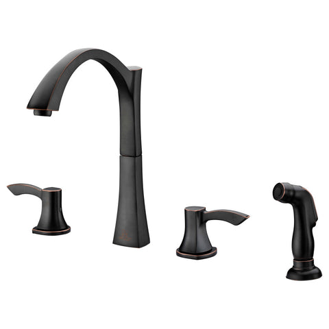 Soave Series 2-Handle Standard Kitchen Faucet in Polished Chrome Soave Series 2-Handle Standard Kitchen Faucet in Polished Chrome
