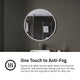 ANZZI 28 in. Diameter Round LED Front Lighting Bathroom Mirror with Defogger