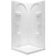 Studio 38 in. x 75 in. Shower Wall Surround and Base