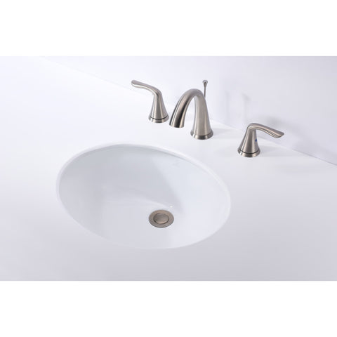 Pegasus Series 18.25 in. Ceramic Undermount Sink Basin