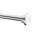 AC-AZSR88BN - ANZZI 48-88 Inches Shower Curtain Rod with Shower Hooks in Brushed Nickel | Adjustable Tension Shower Doorway Curtain Rod | Rust Resistant No Drilling Anti-Slip Bar for Bathroom | AC-AZSR88BN