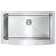 Elysian Farmhouse 36 in. Kitchen Sink with Sails Faucet