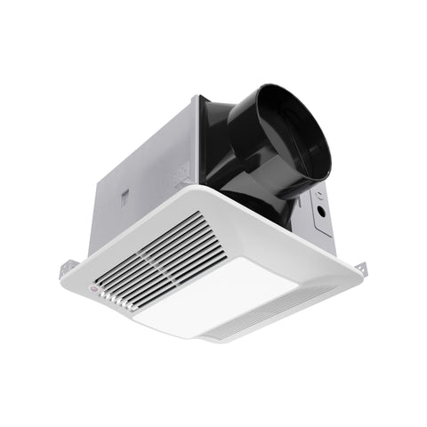 ANZZI Fields Series 150 CFM Ceiling Mount Bathroom Exhaust Fan with Brilliant LED Light, Motion Sensor, Humidity Sensor