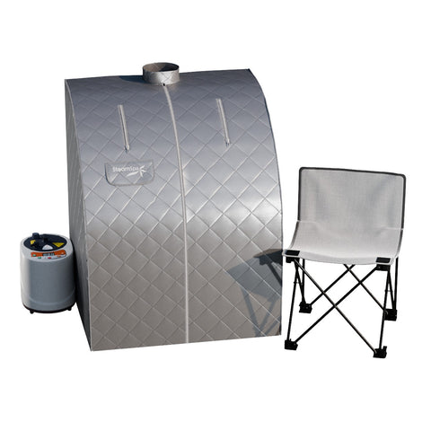 SteamSpa Portable Personal Steam Sauna, Lightweight Steam Sauna Tent with 2.0L Steam Generator & Safety Protection Waterproof Portable Chair for Home