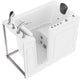 30 in. x 53 in. Left Drain Quick Fill Walk-In Whirlpool and Air Tub with Powered Fast Drain in White