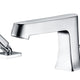 Rin Series Single-Handle Deck-Mount Roman Tub Faucet with Handheld Sprayer in Polished Chrome